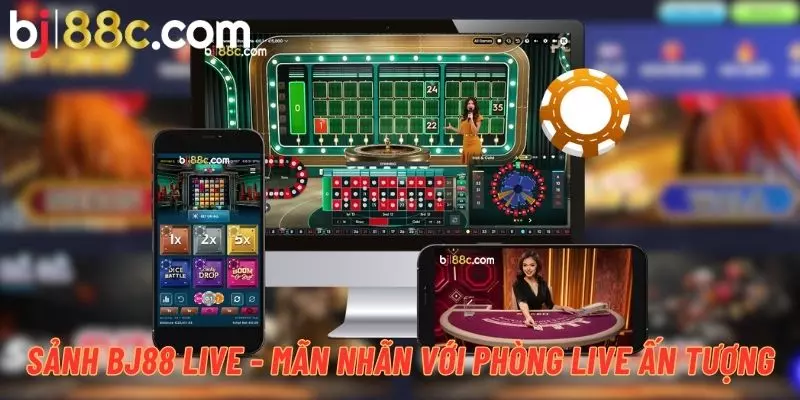 Sảnh Live BJ88 - đa dạng phòng cược với hàng loạt công nghệ livestream ấn tượng