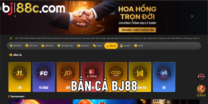 Sảnh Bắn cá Bj88