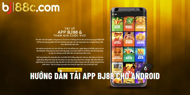 3 bước tải App Bj88 cho điện thoại Android